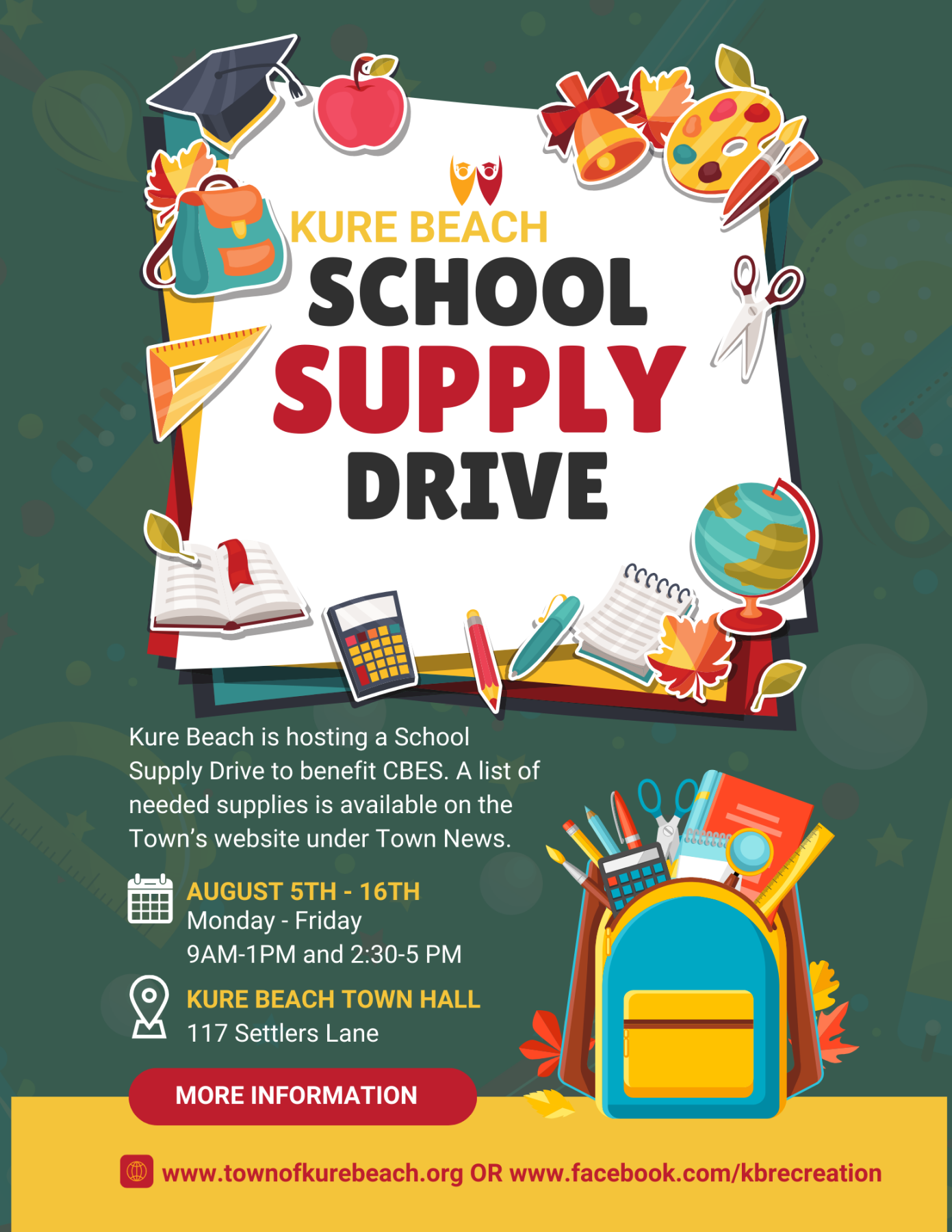 School Supply Drive details